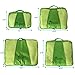 Travel PACKING CUBES Large Set 6 pcs Organizers with Versatile Pouch Laundry Bag Eco