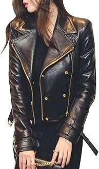 ladies black and gold jacket