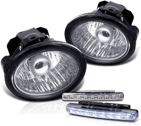 Nissan Altima 03-05 / Nissan Murano 02-04 OEM Style Clear Fog Lights + LED Bumper Lights