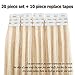 Rooted Tape In Human Hair Extensions 14inch Highlighted Ash Blonde mixed Bleach Blonde #18-613 Long Straight Seamless Skin Weft Hair Invisible Double Sided Tape 20pcs 40g+10pcs Replacement Tapes