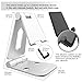Nulaxy Tablet Stand, Adjustable Phone Holder Stand, Aluminum Tablet Holder Compatible with Smartphones/Tablets/Switch 4-12