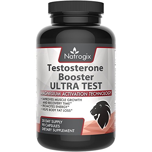 Natrogix 90 Caps Testosterone Booster w/ 9 Powerful Formula of ZMA, Tribulus Terrestris, Horny Goat Weed, Longjack - Naturally Increases Testosterone, Energy Level, Muscle Growth, Sex Drive Natrogix 90 Caps Testosterone Booster w/ 9 Powerful Formula of ZMA, Tribulus Terrestris, Horny Goat Weed, Longjack - Naturally Increases Testosterone, Energy Level, Muscle Growth, Sex Drive