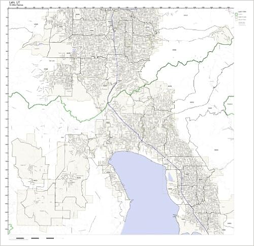 Lehi Utah Zip Code Map Lehi, Ut Zip Code Map Laminated: Amazon.com: Office Products