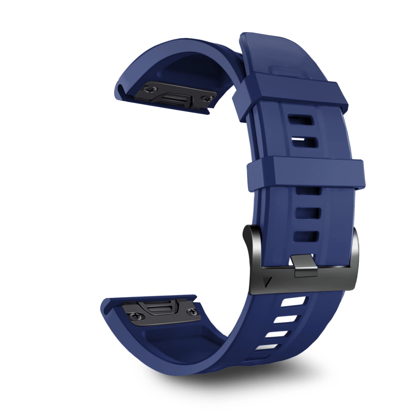 ZPJPPLX 22mm Quick-Fit Silicone Band Compatible with Garmin Fenix 8 AMOLED 47mm/7 Pro/7/6 Pro/6/5 Plus/5, Sport Replacement Straps For Fenix E/Forerunner 965/955/945/Approach S70 47mm/quatix 7 Pro