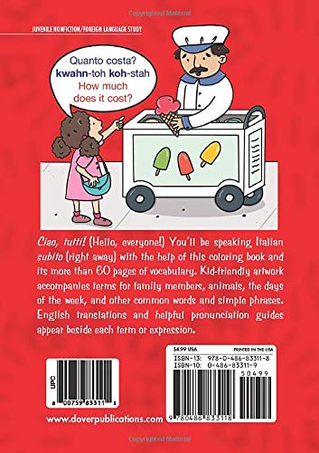 My First Italian Lesson: Color & Learn! (Dover Children's Bilingual Coloring Book) - //medicalbooks.filipinodoctors.org