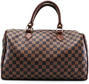 Women Duffel Style Handbag Ladies Barrel Shape Twin Grab Handle Bags Shoulder Travel Gym Bag