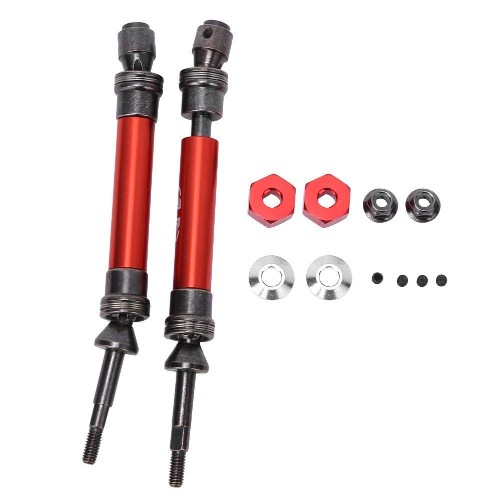 Tbest RC Drive Shaft, Aluminium Alloy Steel Transmission Axal Accessory Fit for ECX 2WD 1/10 RC Car(Red ECX232000R) Model Car Accessories Model Toy