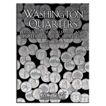 Whitman Coins H.E. Harris Washington Quarters Folder DC and US