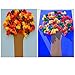 Exquiss 1600 Pcs Autumn Leaf Colors Fall Colors Fall Foliage Tissue Paper Squares 4 x 4 Inch for Leaf Suncatcher Craft Scrunch Art Leaf Art Paper Rolling DIY for Fall Autumn Thanksgiving Halloween Art
