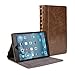 GMYLE iPad Air Case, Book Case Vintage for iPad Air/iPad Air 2 - Brown PU Leather Protective Book Style Flip Folio Slim Fit Stand Case Cover