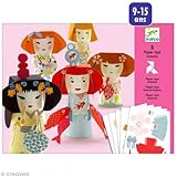 Djeco / Folded Paper Toy Kit, Kokeshis