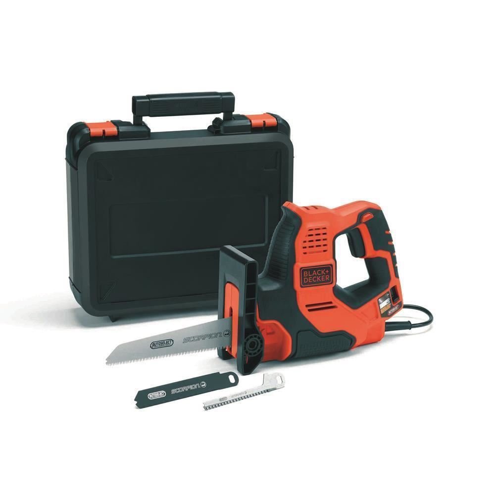 Black & Decker RS890K-QS RS890K-QS-Sierra Scorpion 500W AutoSelect con maletín, 500 W, 230 V