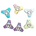 STRESS SPINNER Tri Hand Spinner ADHD EDC Focus Fidget Finger Toys Stress Reducer for Killing Time Multicolor Camo (Purple)