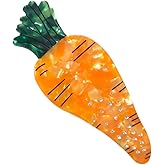 Cute Carrot Hair Clips,Novelty Acetate Hair Clip,Small Vegetable Claw Clips for Women