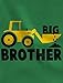 Tstars Big Brother & Little Bro Matching Tractor Outfits - Toddler T-Shirt & Baby Bodysuit - Sibling Gift for Boys Baby Green/Kids Green Baby Newborn/Kids 3T