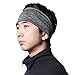 Headbands for Men - Moisture Wicking Turban Elastic No Slip Head Wrap Hair Band for Basketball, Soccer, Running, Tennis, Yoga Sports
