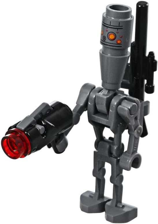 LEGO IG-88 with blasters Minifigure Star Wars Bounty Hunter, Grey/Black - Image 3