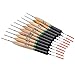 docooler 10Pcs 2g Fishing Floats Bobbers Paulownia Wood Fishing Tackle Tools