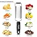 Duyoku Cheese Grater, with Cleaning Brush & Protector, Homsoph Perfect Citrus Zester for Parmesan, Lemon, Expert Slicer for Vegetables with Sharp Stainless Steel Blade, Tiny Pieces Grater