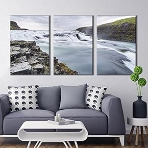 3 Panel Majestic Natural Landscape Triptych Series Long...