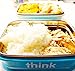 Thinkbaby BPA Free Bento Box (Light Blue), 6.25x5x2.5 Inch (Pack of 1)