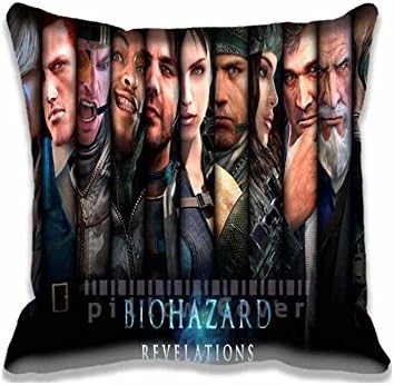 Outdoor/Indoor Pillow Case Simple and High End Throw Pillow Case Games/Resident Evil Biohazard Revelations Cushion Cover