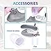 VASTORE Travel Mini Steam Iron [Dual-use for Iron & Steamer] Powerful Portable Steam Iron, Non-Stick Soleplate, with Adjustable Temperature Button and Rotatable Handle for Home and Travel