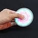 Dricar Fidget Spinner Toy LED Glowing Hand Tri-Spinner Perfect For ADD, ADHD, Anxiety, and Stress Relief (white)