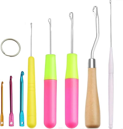 8 Pieces Crochet Latch Hook, Different Size Latch Hook