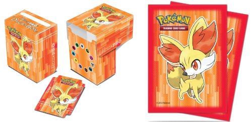 Ultra-Pro Pokemon Card Sleeves & Deck Box Set (XY Series) ft. Fennekin [1 Box, 65 Sleeves]