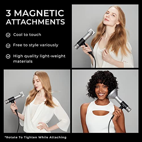 TYMO Professional Ionic Hair Dryer 1200W Powerful Blow Dryer with