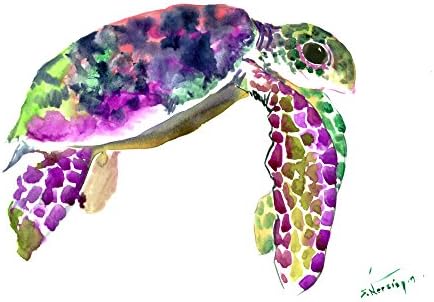 Sea Turtle, original one of akind watercolor painting, sea turtles, sea turtle artwork, nautical beach design