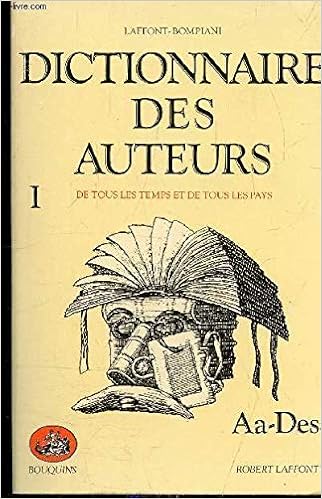 couverture de : Dictionnaire biographique des auteurs. 1
