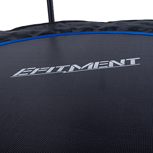 EFITMENT 45-in Fitness Trampoline Rebounder for Exercise with Handlebar and Long Lasting Premium Bungees - A024
