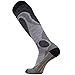 Pure Athlete Elite Wool Ski Socks - Lightweight Merino Wool Thermal Warm Skiing and Snowboarding Sock, for Men and Women (Large, 1 Pair - Black)