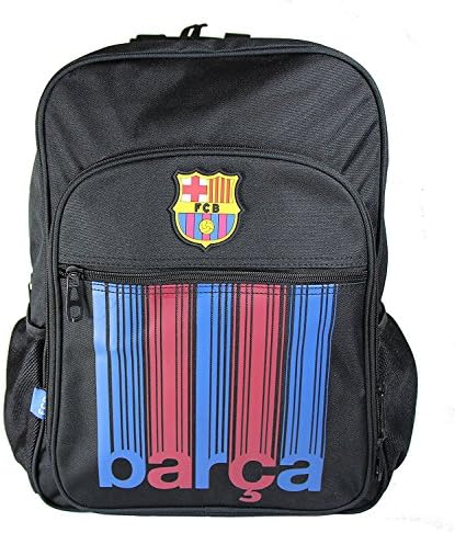 Officially Licensed - Barcelona FCB Football Team - Large Deluxe Padded School Rucksack Backpack Bag