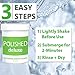 NEW Polished Jewelry Cleaner Solution (Deluxe) - All Purpose Jewelry Cleaning in 2-Minutes! - Diamond Ring, Gold, Sterling, Silver Cleaners - Jewelry Polish & Cleaning Kit with Anti Tarnish Protection
