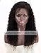 Chantiche Soft Curly 360 Lace Frontal Wig with High Ponytail and Baby Hair, Brazilian Remy Human Hair Wigs for Black Women with 150% Density Natural Color 18inches