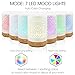 Elegant Life Essential Oil Diffusers Ultrasonic 100 ml White Ceramic Aromatherapy Diffuser with 4 Timer – Cool Mist Humidifier, 7 Colors LED Lights – Waterless Auto Shut off for Home Office Bed Roomthumb 1