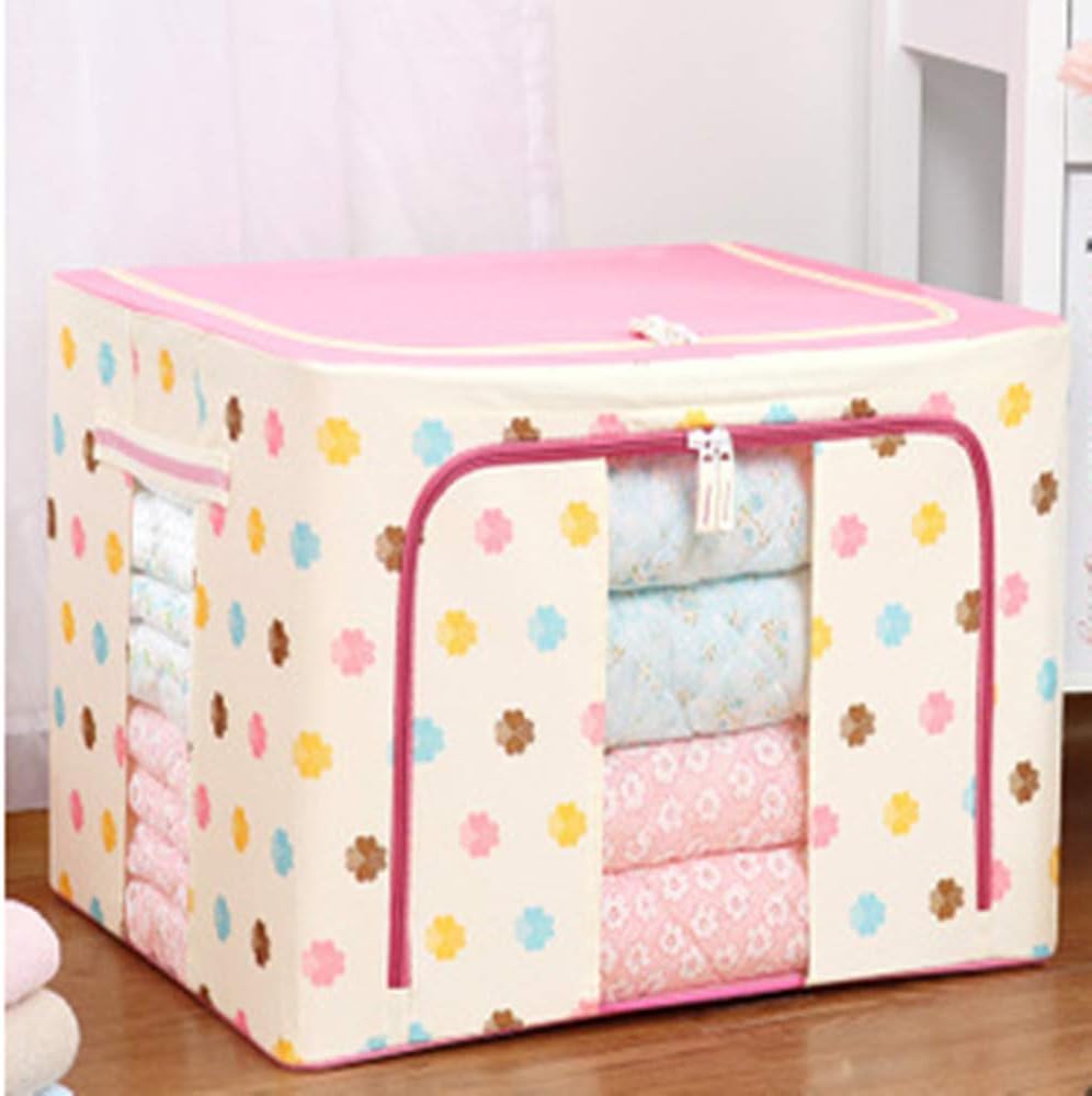 Caja de almacenamiento de ropa grande. Marco de acero, gran espacio