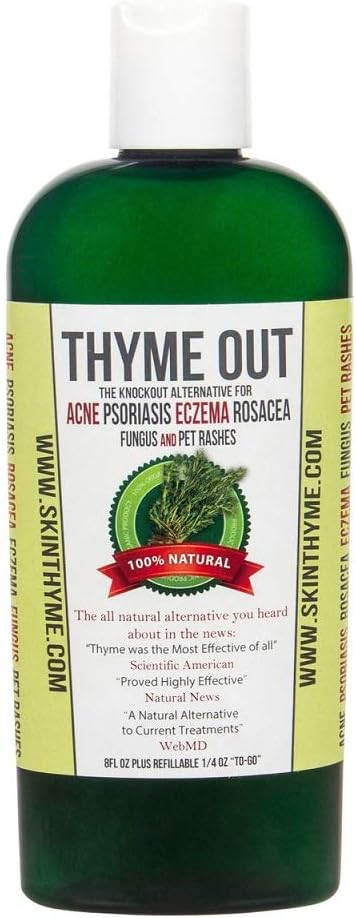 (Set/2) Thyme Out All Natural Skincare Treatment For Acne Psoriasis Rosacea