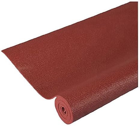 red yoga mat