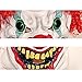 XIAO MO GU Latex Scary Devil Clown Mask For Halloween Party Cosplay Costumes Face Mask Adult
