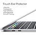 Se7enline Compatible with Macbook Pro Touch Bar Protector + TrackPad Protector Smooth Surface for Mac Pro 15 inch 2016 2017 2018 Model A1707/A1990,Clear/Transparent