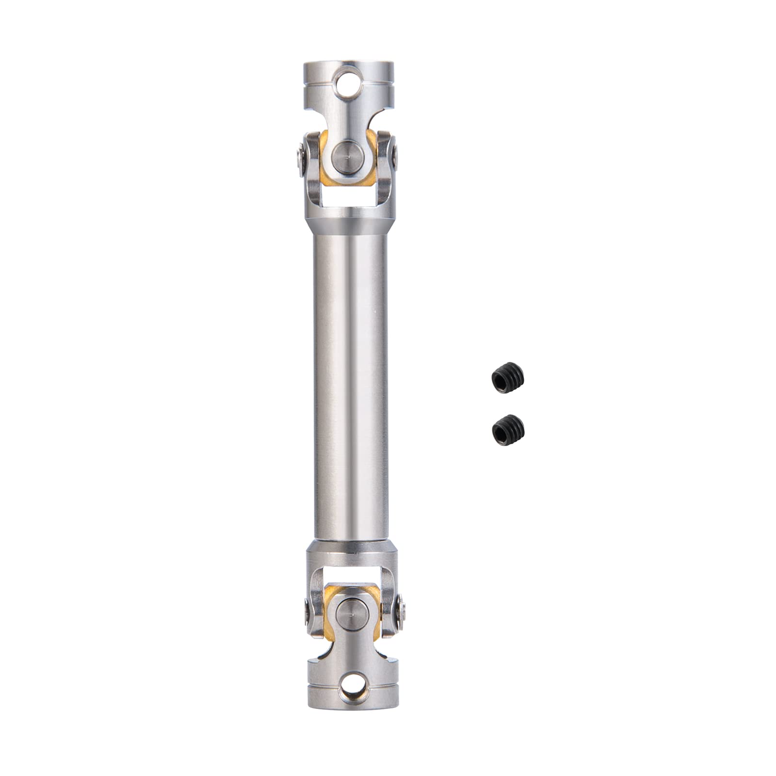 AXspeed 1Pcs Metal Drive Shaft for 1/14 RC Tamiya Tractor Climbing Trailer Upgrade Accessories (65mm-85mm)