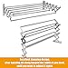 MaiHongda Wall Mounted Laundry Clothes Drying Rack Clothing Retractable Accordion Wall Hanger Collapsible Hanging Towel Holder for Laundry Bathroom(24