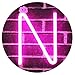 LED Neon Letters Light, Marquee Signs Light Up Letters USB Plug in Batteries Operated Night Light Pink Lamp Words Signs for Teen Girls Bedroom Decor-Pink Letter N