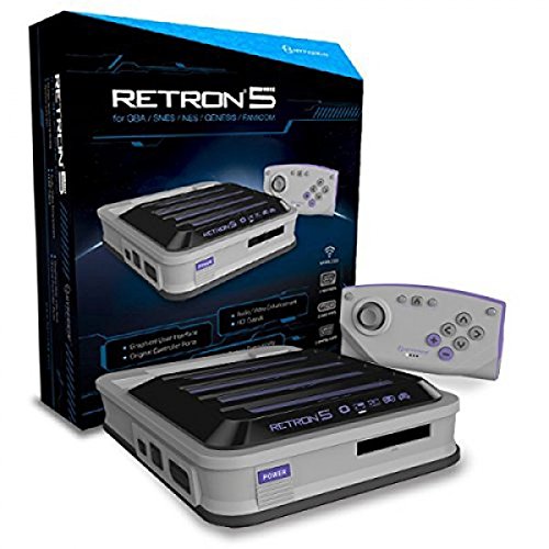 Hyperkin RetroN 5 Retro Video Gaming System Console - Gray - Newest Edition