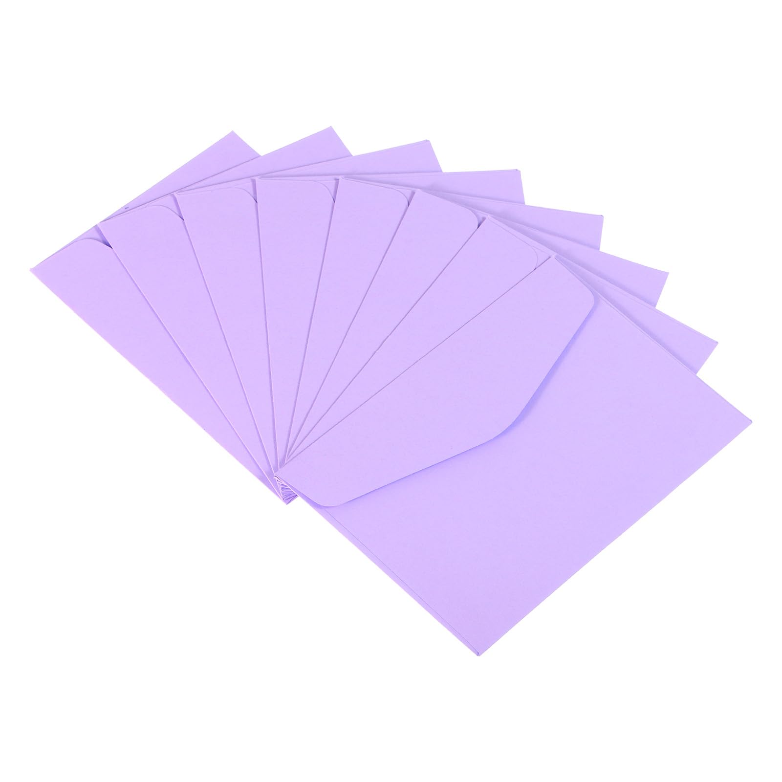 PATIKIL Mini Envelopes, 48 Pack Mini Gift Card Business Card Envelope for Small Note Cards Greeting Wedding, Light Purple