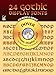 24 Gothic Display Fonts CD-ROM and Book (Dover Electronic Clip Art)